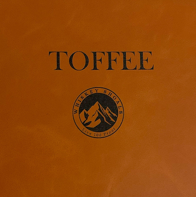 Toffee - Custom Laser Engraved Leather Patch w/ Adhesive
