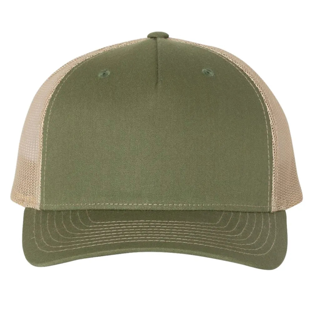 DESIGN YOUR OWN RICHARDSON 112FP FIVE PANEL TRUCKER HAT