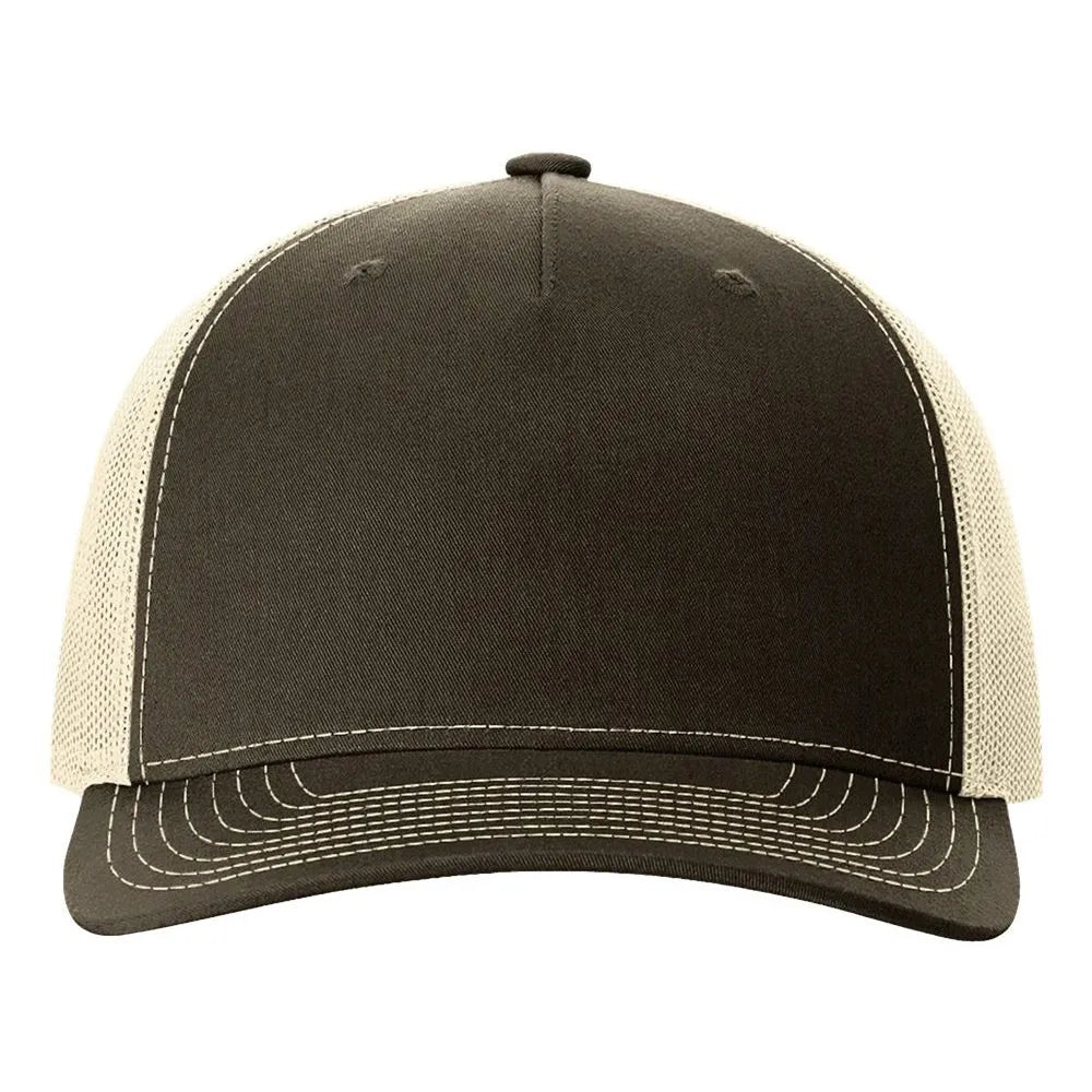 DESIGN YOUR OWN RICHARDSON 112FP FIVE PANEL TRUCKER HAT