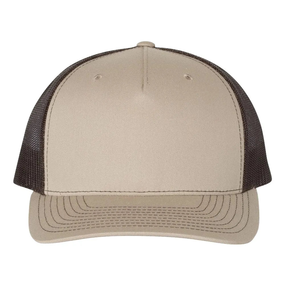 DESIGN YOUR OWN RICHARDSON 112FP FIVE PANEL TRUCKER HAT