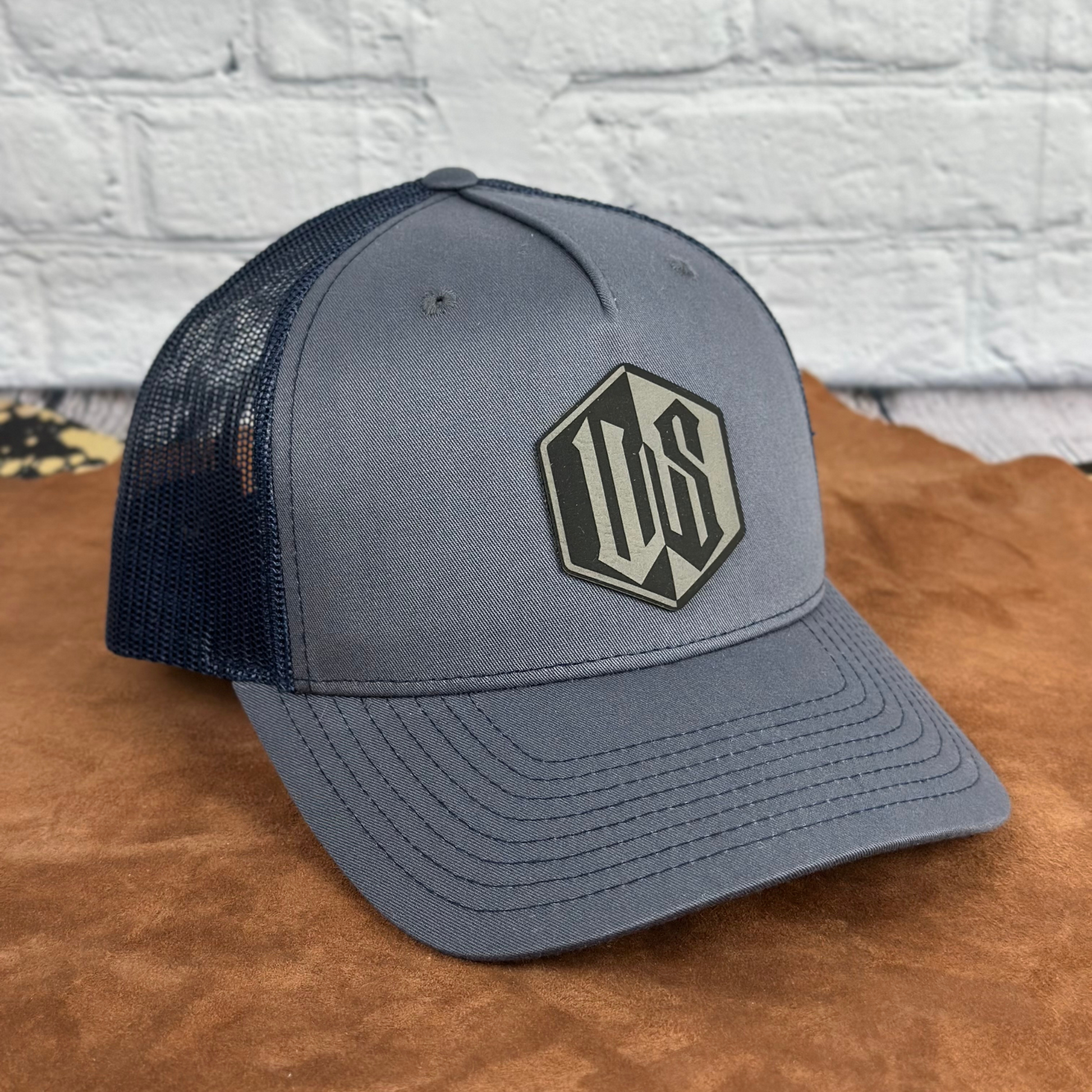 Insignia - Richardson 112 Trucker Hat – Engraved Leatherette Patch Hat - Whiskey Shoals