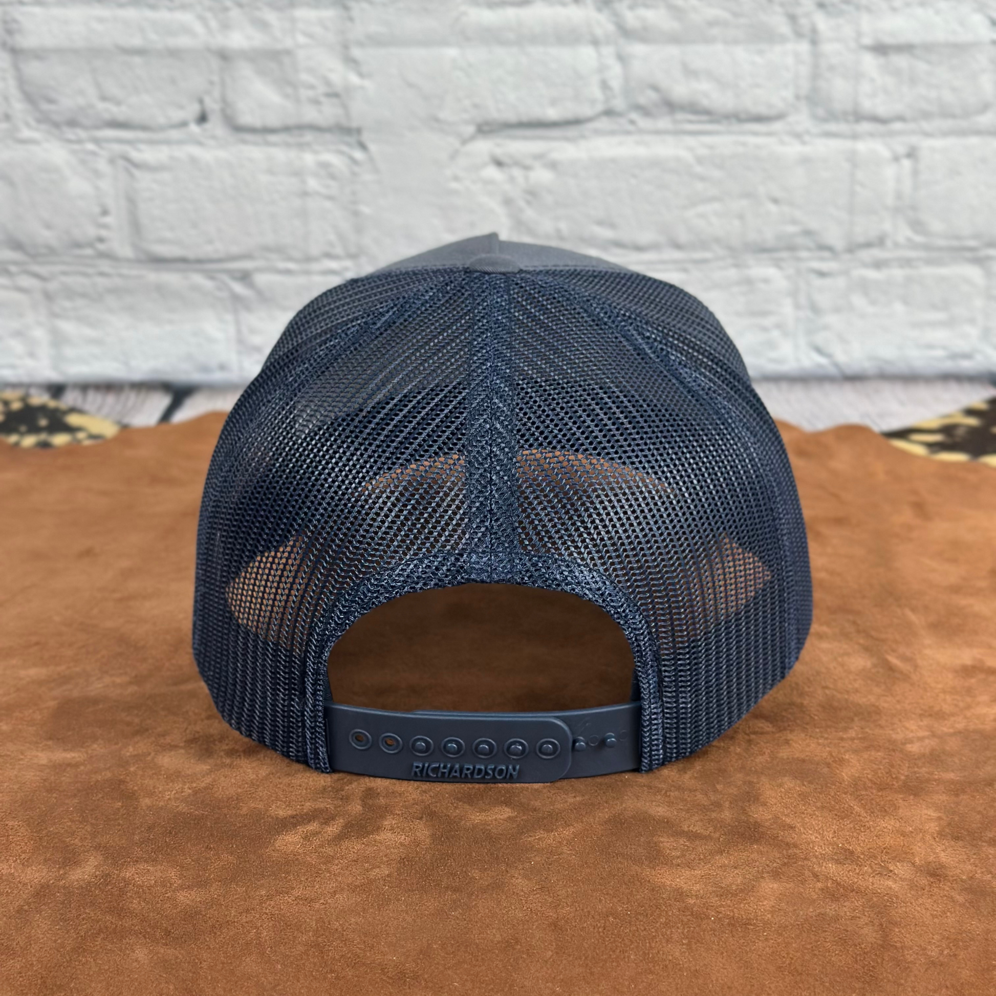Insignia - Richardson 112 Trucker Hat – Engraved Leatherette Patch Hat - Whiskey Shoals