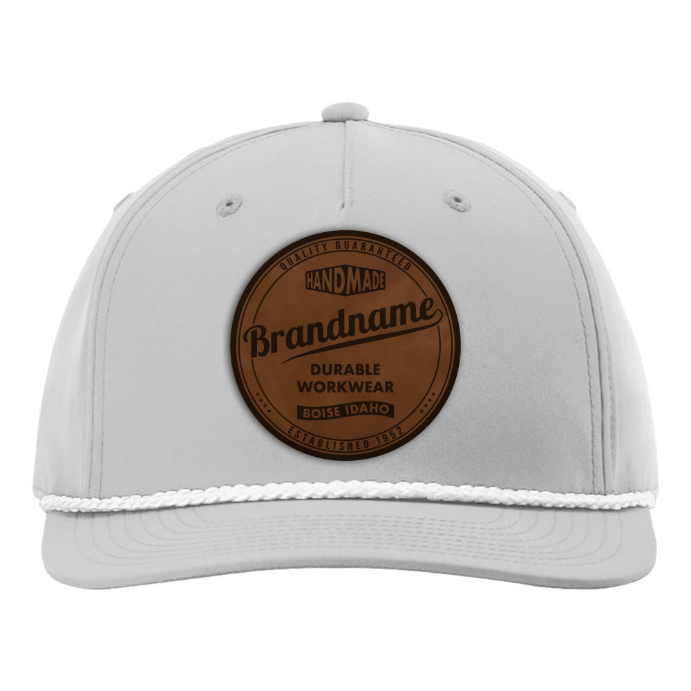 Personalized Engraved Patch - Richardson 258 Throw Back Rope Hat