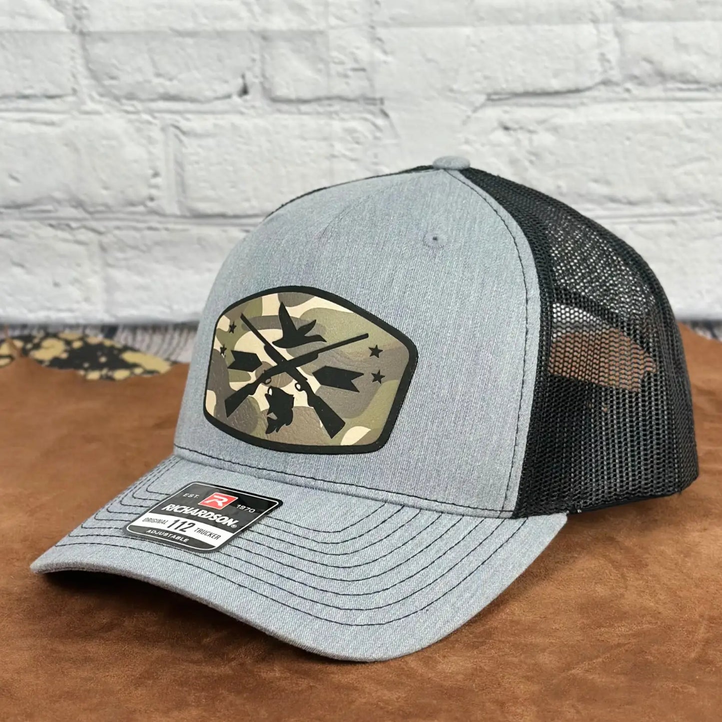 WHISKEY SHOALS TRUCKER - OUTDOORSMAN CUSTOM CAMO PATCH