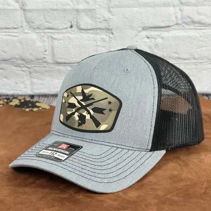 WHISKEY SHOALS TRUCKER - OUTDOORSMAN CUSTOM CAMO PATCH