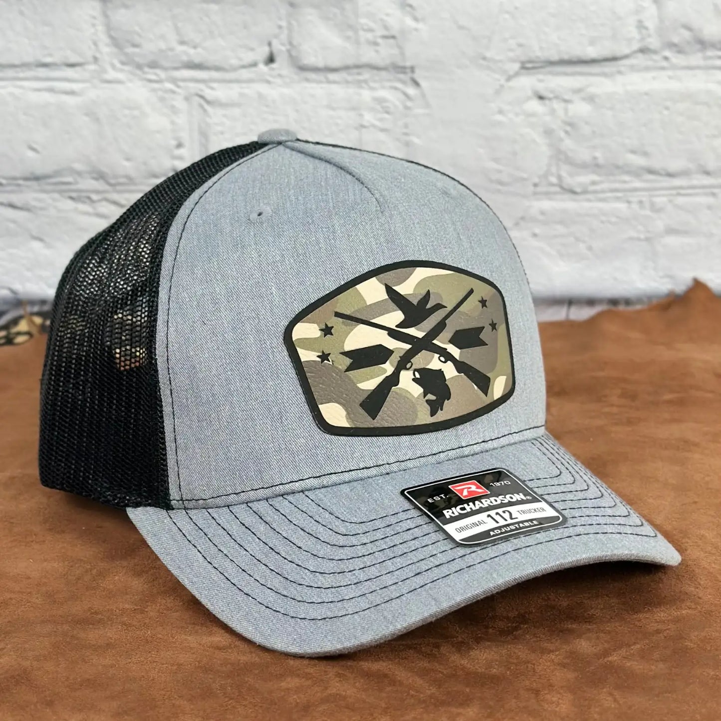 WHISKEY SHOALS TRUCKER - OUTDOORSMAN CUSTOM CAMO PATCH